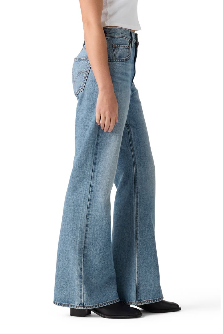 Cinch High Waist Flare Jeans, Alternate, color, HANDLED THAT