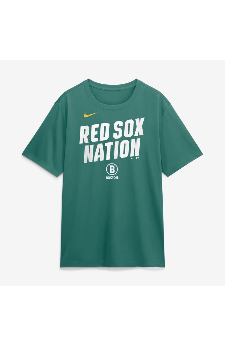 Nike Men's Nike Green Boston Red Sox 2026 City Connect Team Phrase Script Dri-FIT T-Shirt, Main, color, Green