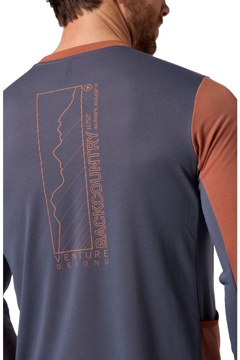 Slickrock Drirelease Long-Sleeve Tech T-Shirt - Men's, Alternate, color, Sierra/Turbulence