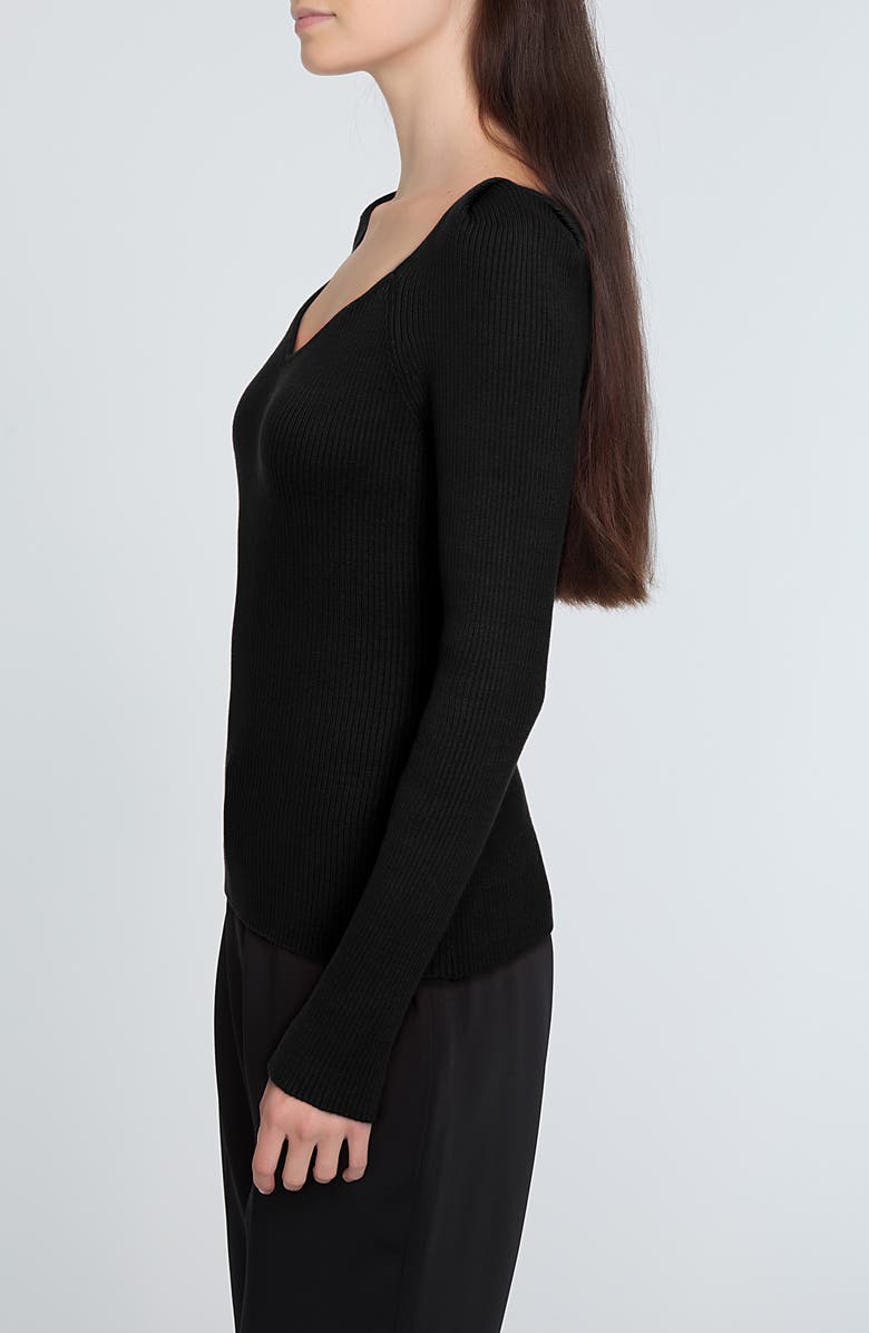 Elie Tahari The Soraya Rib Sweater, Alternate, color, 