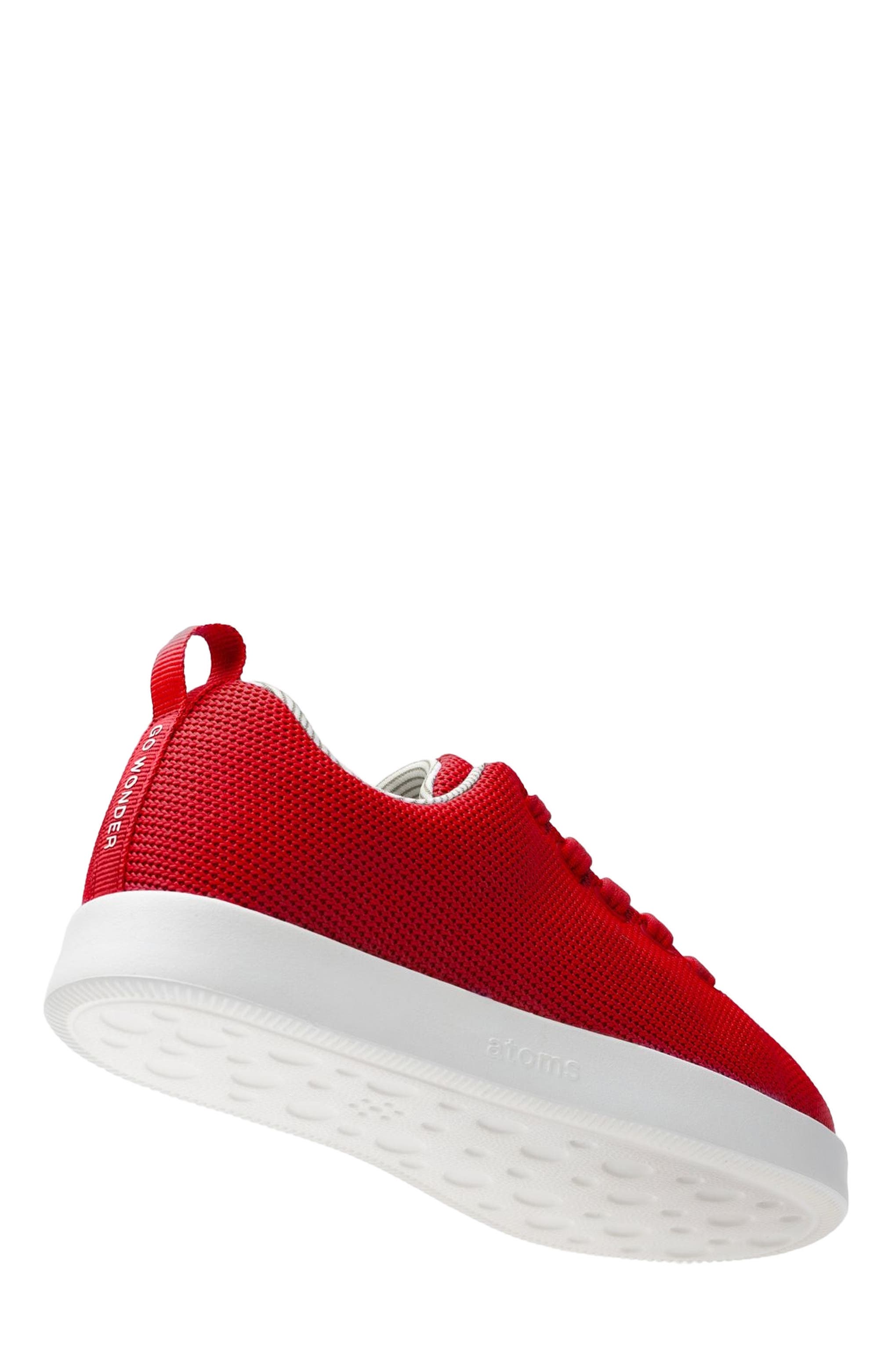 Atoms Model 123 Sneakers, Alternate, color, Red