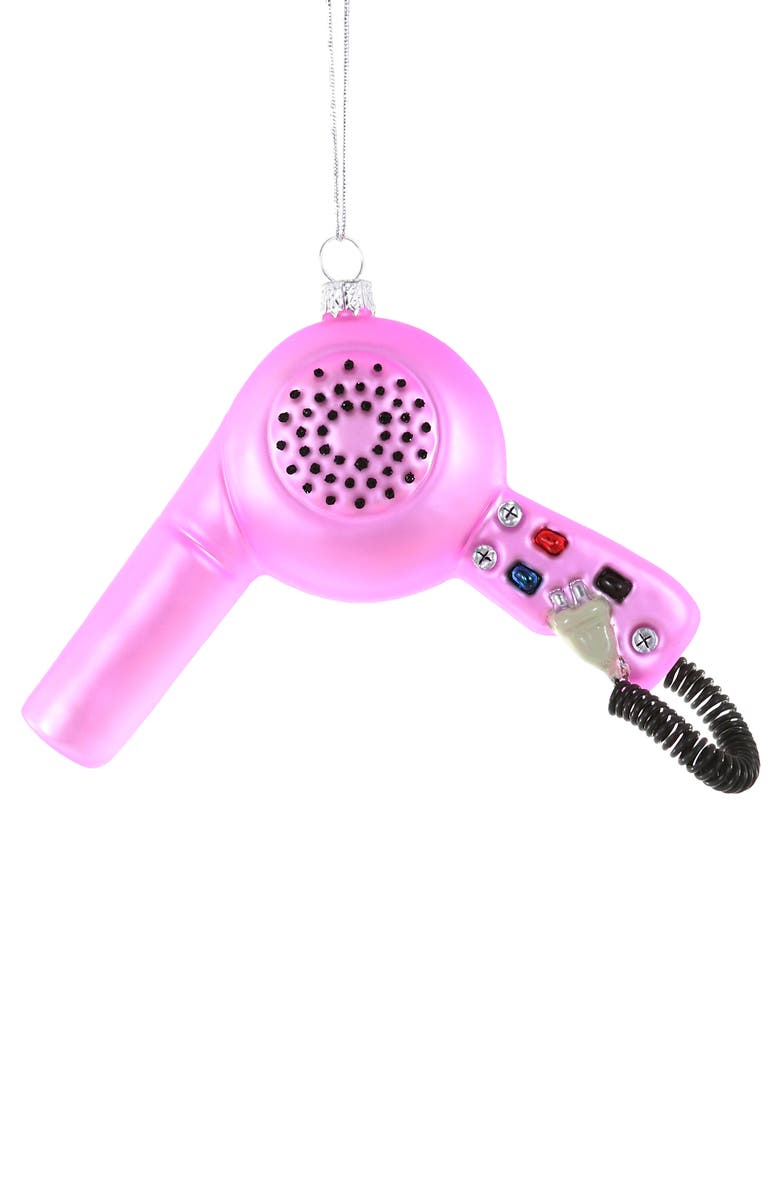 Cody Foster & Co. Cody Foster Hair Dryer Ornament, Main, color, Pink Multi