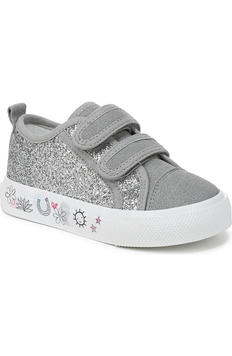 Blowfish Malibu Kids' Cove Sneaker, Main, color, Grey / Silver Glitter