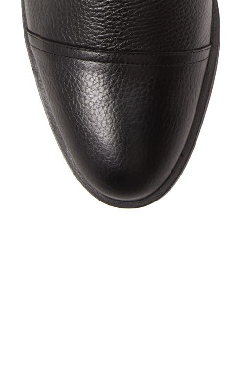 Hugo Boss Boss Oracle Cap Toe Boot In Black