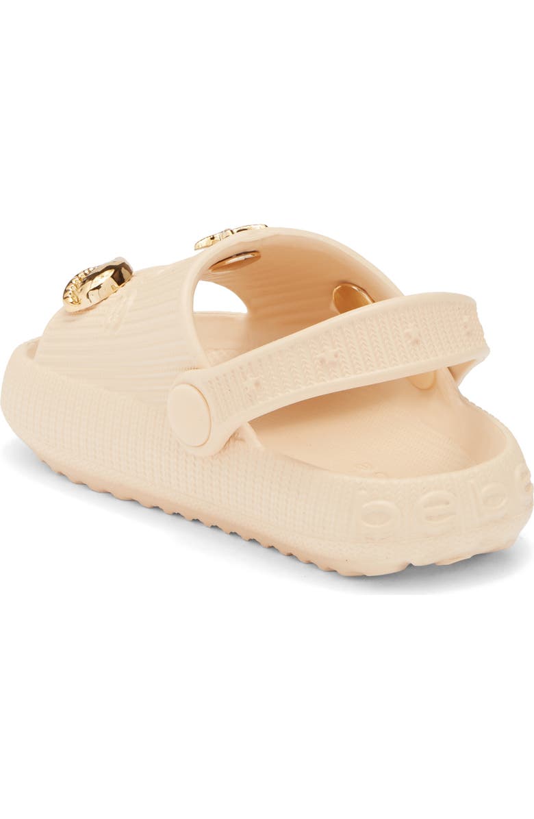 bebe Embellished Slide Sandal, Alternate, color,