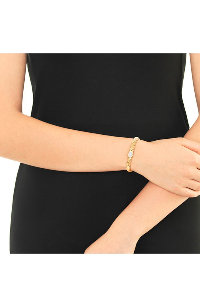 John Hardy Classic Chain Diamond & 18K Gold 5mm Bracelet, Alternate, color, 