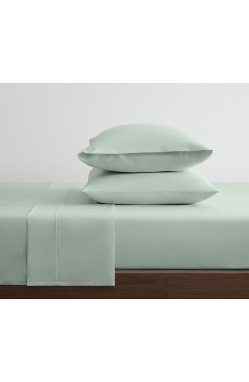 Westpoint Home Set Of 2 Cotton & Tencel® Lyocell Sateen Pillowcases In Sage
