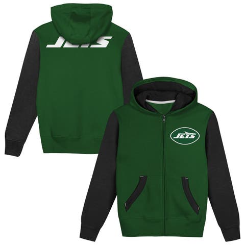 Toddler Outerstuff  Green/Black New York Jets Stadium Colorblock Full-Zip Hoodie