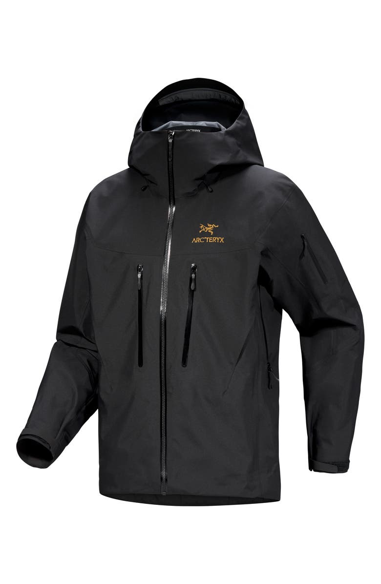 Arc'teryx Alpha SV Waterproof Jacket, Alternate, color, 24K Black