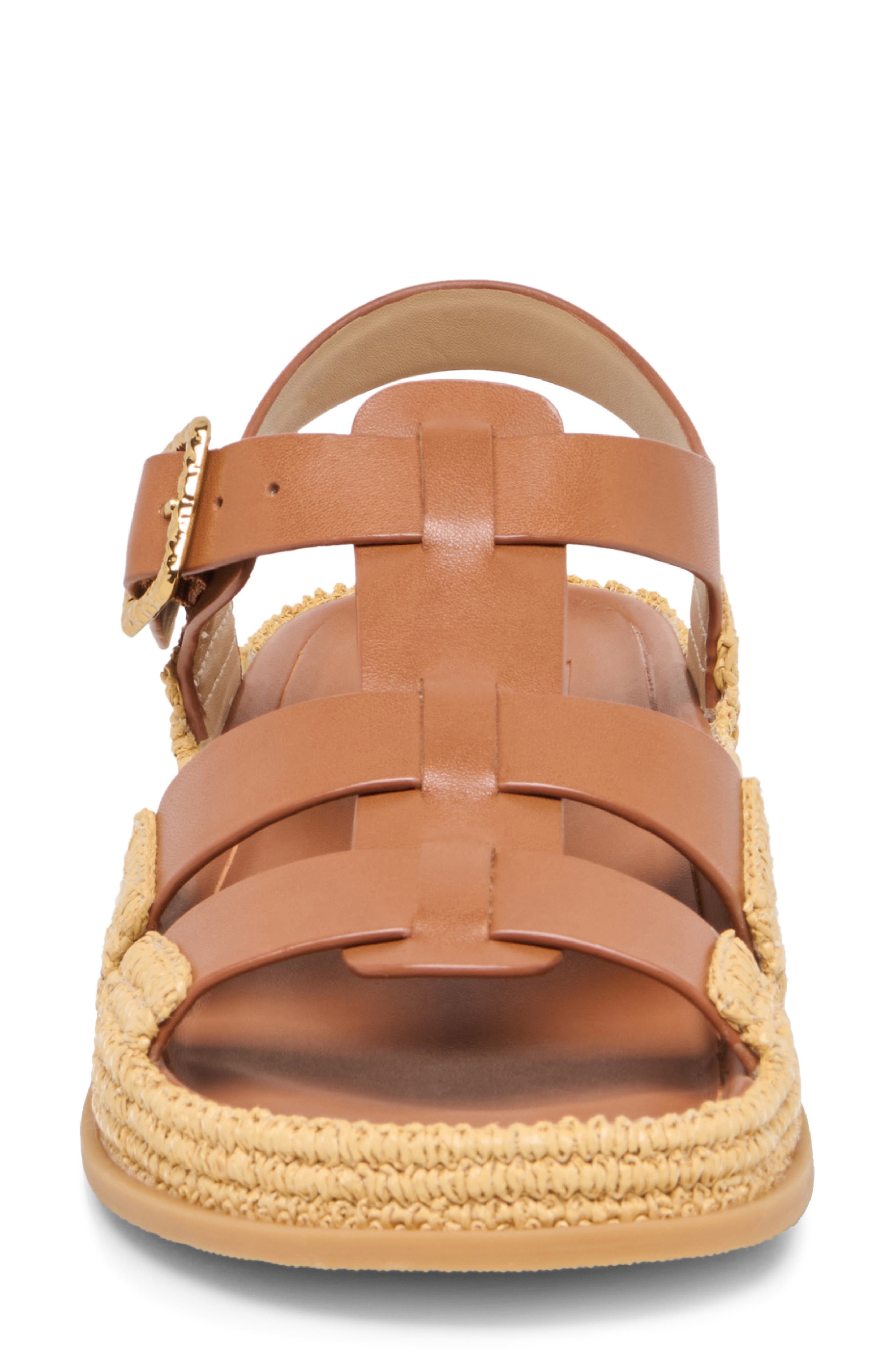 Dolce Vita Shenna Slingback Platform Sandal, Alternate, color, Saddle Leather