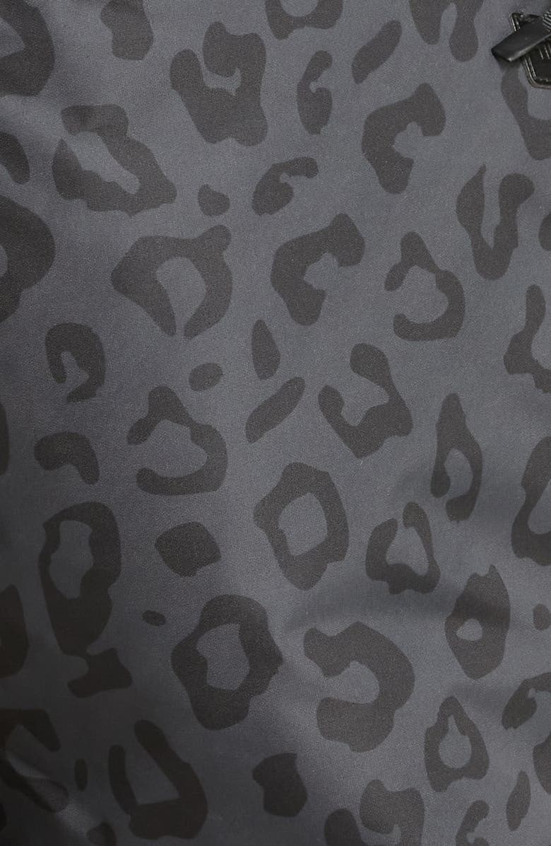 TIPSY ELVES Midnight Leopard Waterproof Snowsuit, Alternate, color, 