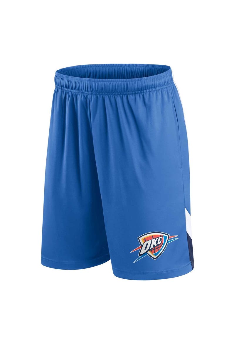 Men's Fanatics Branded Blue Oklahoma City Thunder Slice Shorts, Alternate, color, Blue