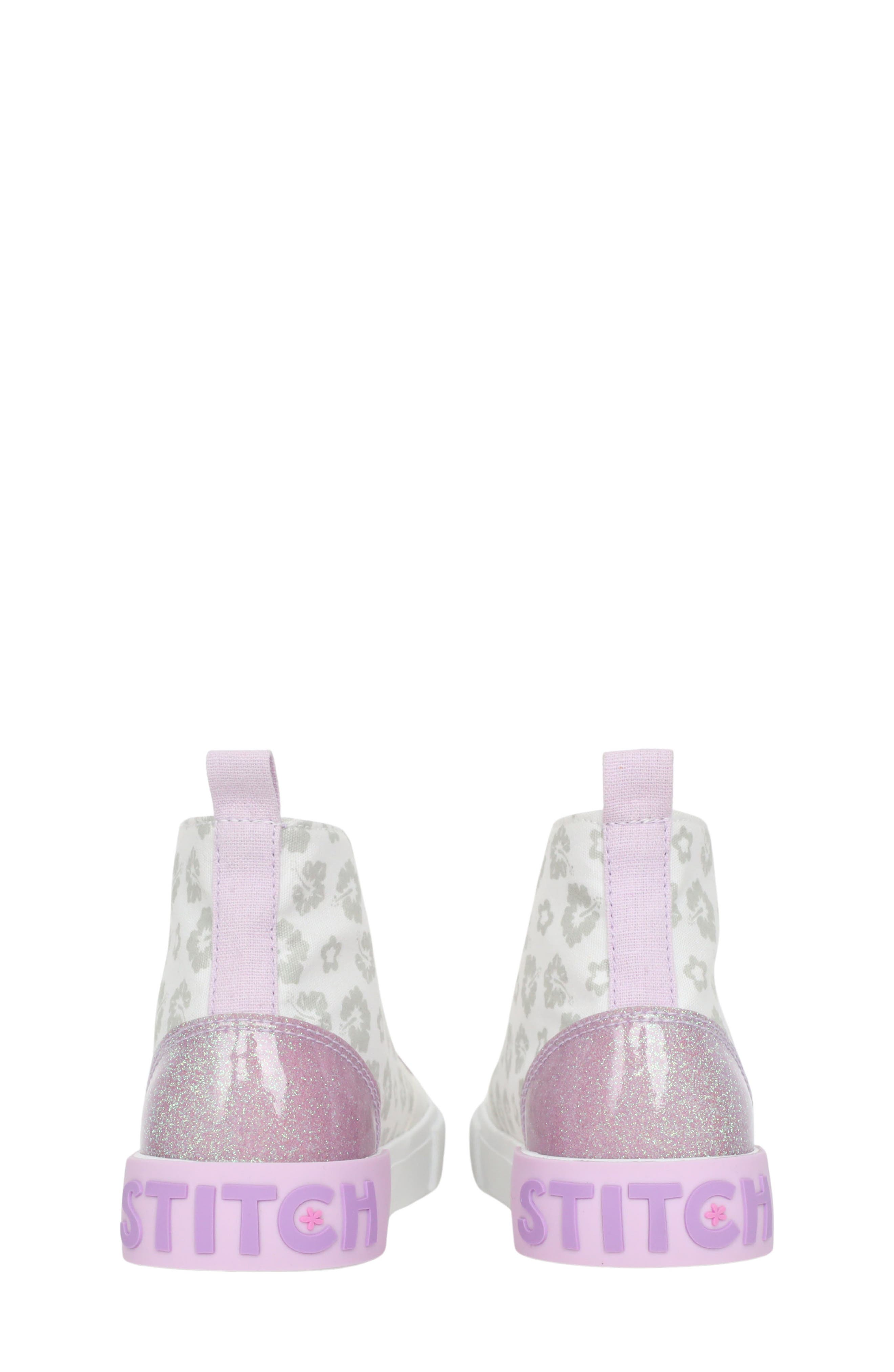 Ground Up Kids' Disney Stitch High Top Sneaker, Alternate, color, White