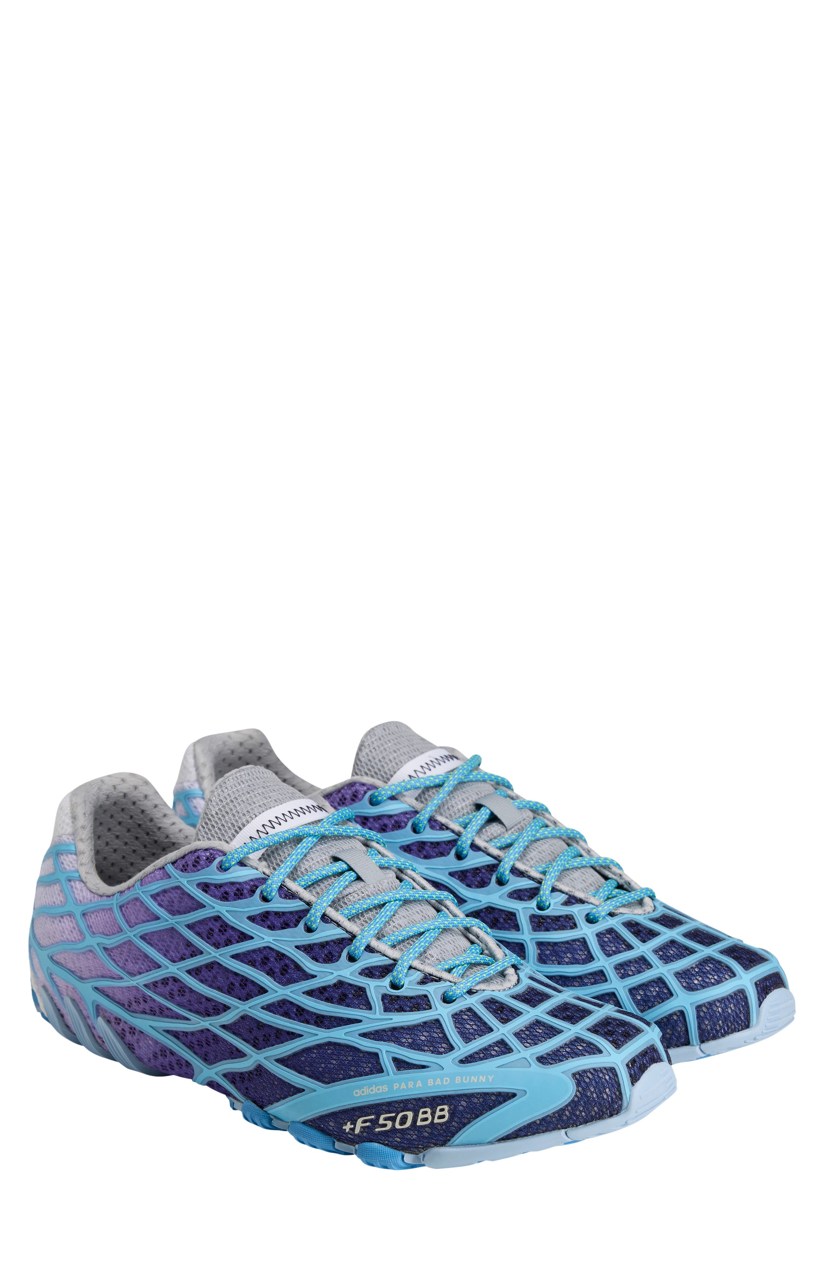 Bad Bunny F50 Ghost Sprint Running Shoe, Main, color, MARINE/ LIGHT BLUE/ SKY
