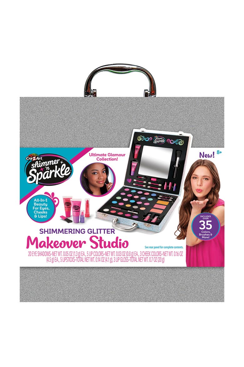 Glitter Makeover Studio Beauty Kit, Main, color, Multicolored