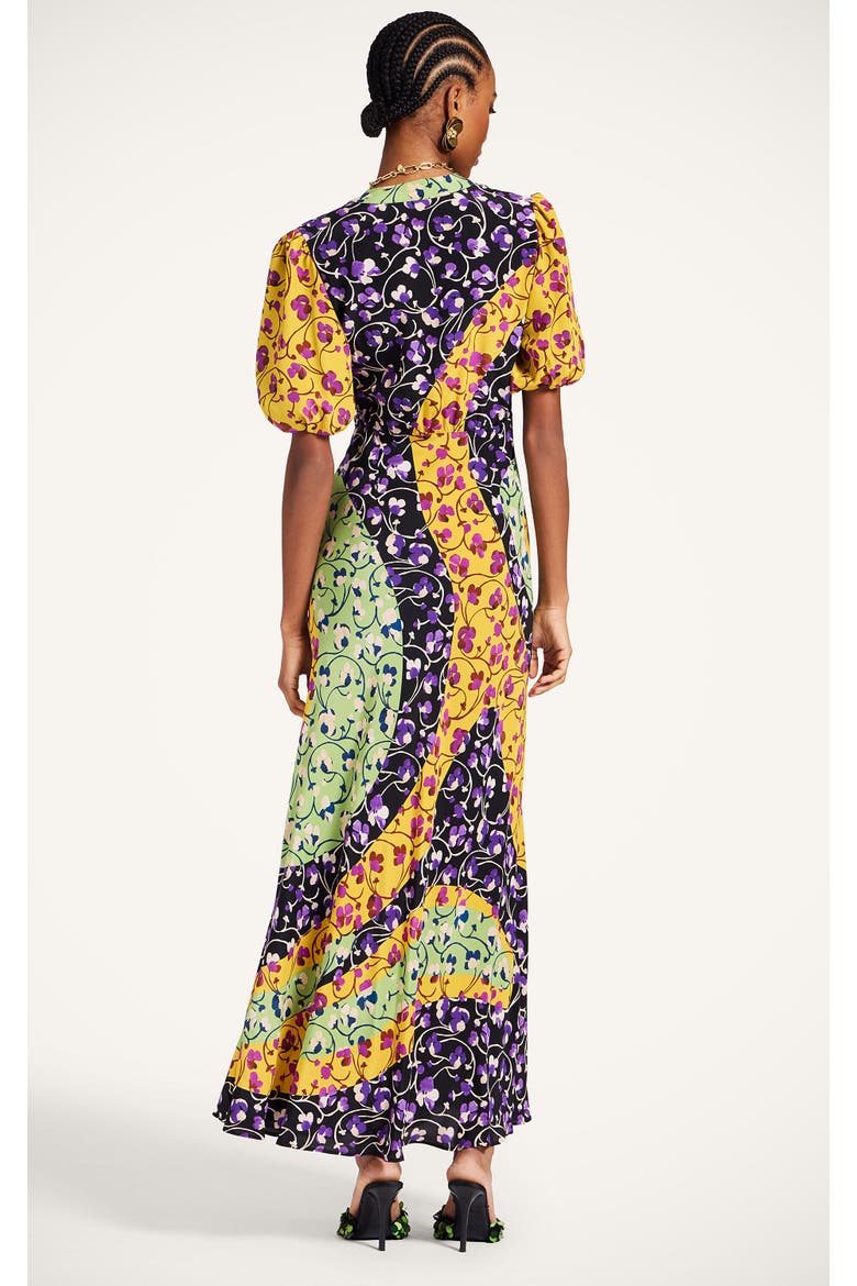 Marlene Dress, Alternate, color, Honeysuckle Tricolor Yellow