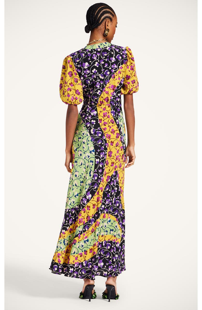 La DoubleJ Marlene Dress, Alternate, color, Honeysuckle Tricolor Yellow