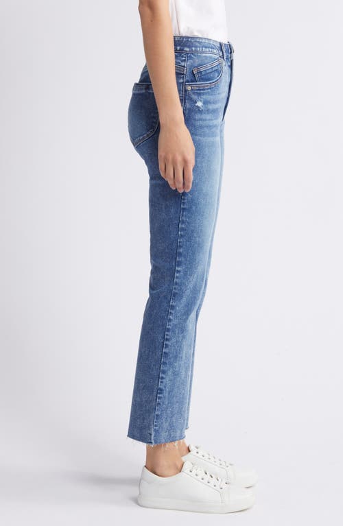 Wit & Wisdom 'ab'solution Skyrise High Waist Ankle Bootcut Jeans In Mid Blue Vintage
