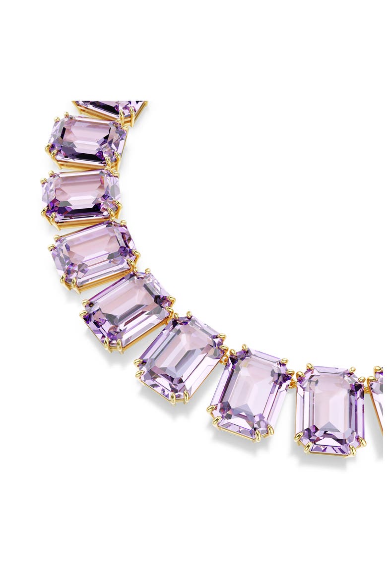 Millenia Crystal Collar Necklace, Alternate, color, PURPLE
