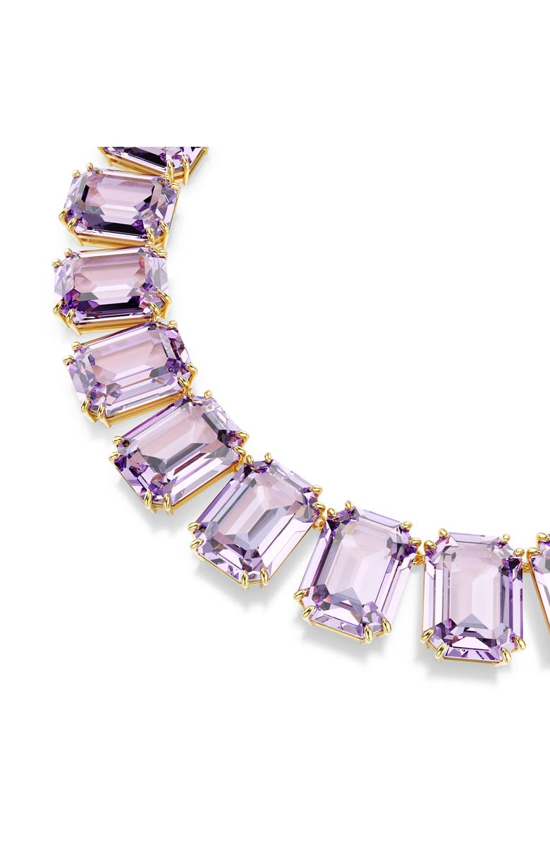 Swarovski Millenia Crystal Collar Necklace, Alternate, color, Purple