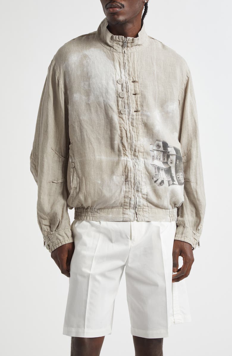 Undercover Linen Jacket, Main, color, Natural Base