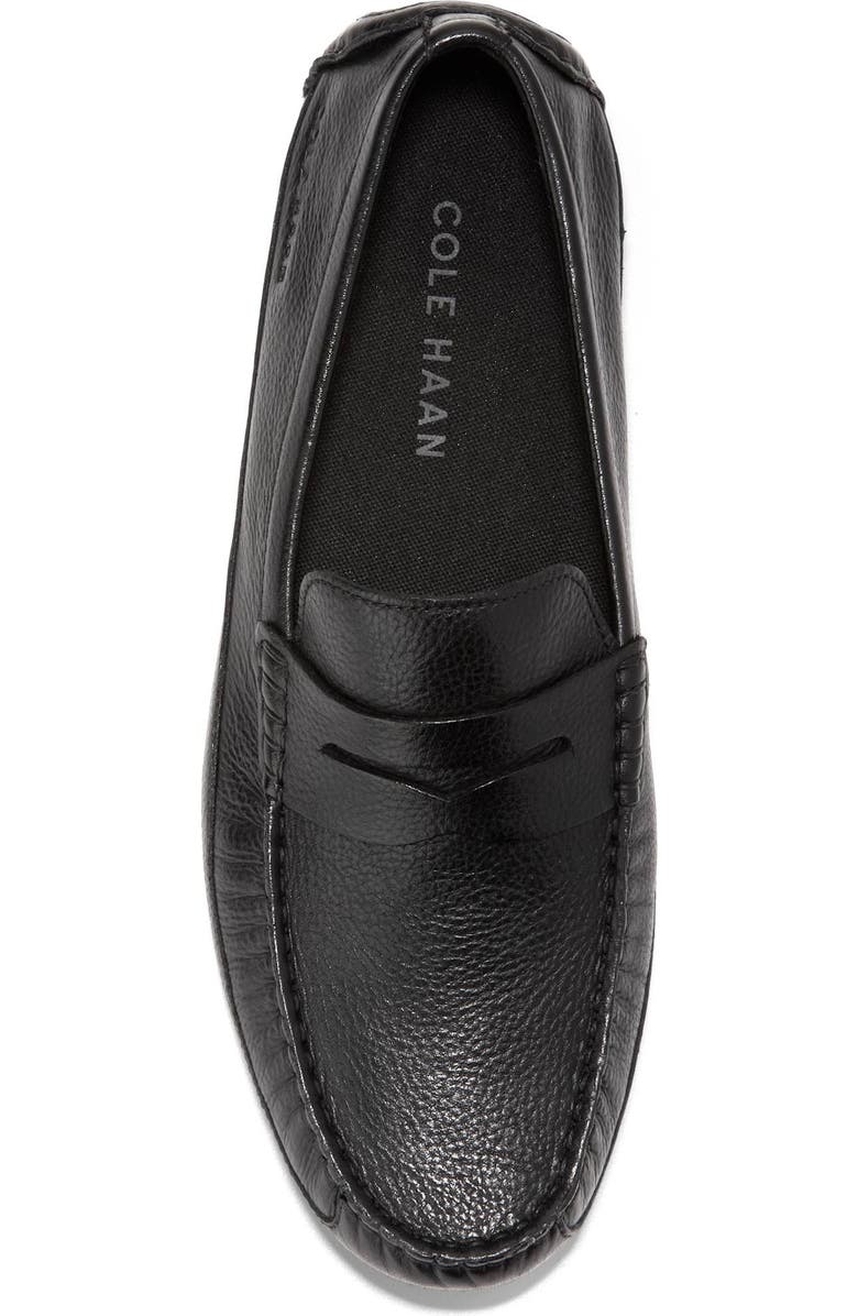 Cole Haan Wyatt Penny Driver, Alternate, color, Black/ Black