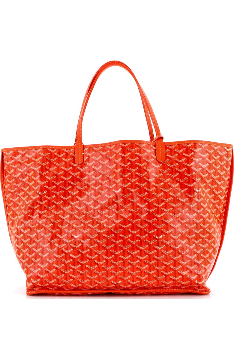 Pre-Owned Goyard Anjou Reversible Tote Coated Canvas GM, Alternate, color, Orange