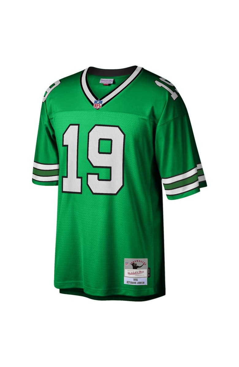 Mitchell & Ness Men's Mitchell & Ness Keyshawn Johnson Kelly Green New York Jets 1996 Legacy Replica Jersey, Alternate, color,
