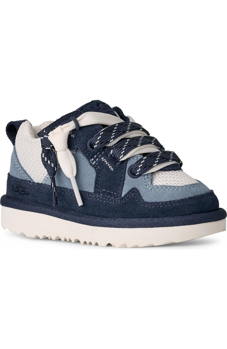 UGG<sup>®</sup> Kids' Lo Lowmel Sneaker, Main, color, Deep Ocean / Whale