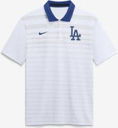 Nike Men's Nike White Los Angeles Dodgers Vapor Striped Dri-FIT Polo