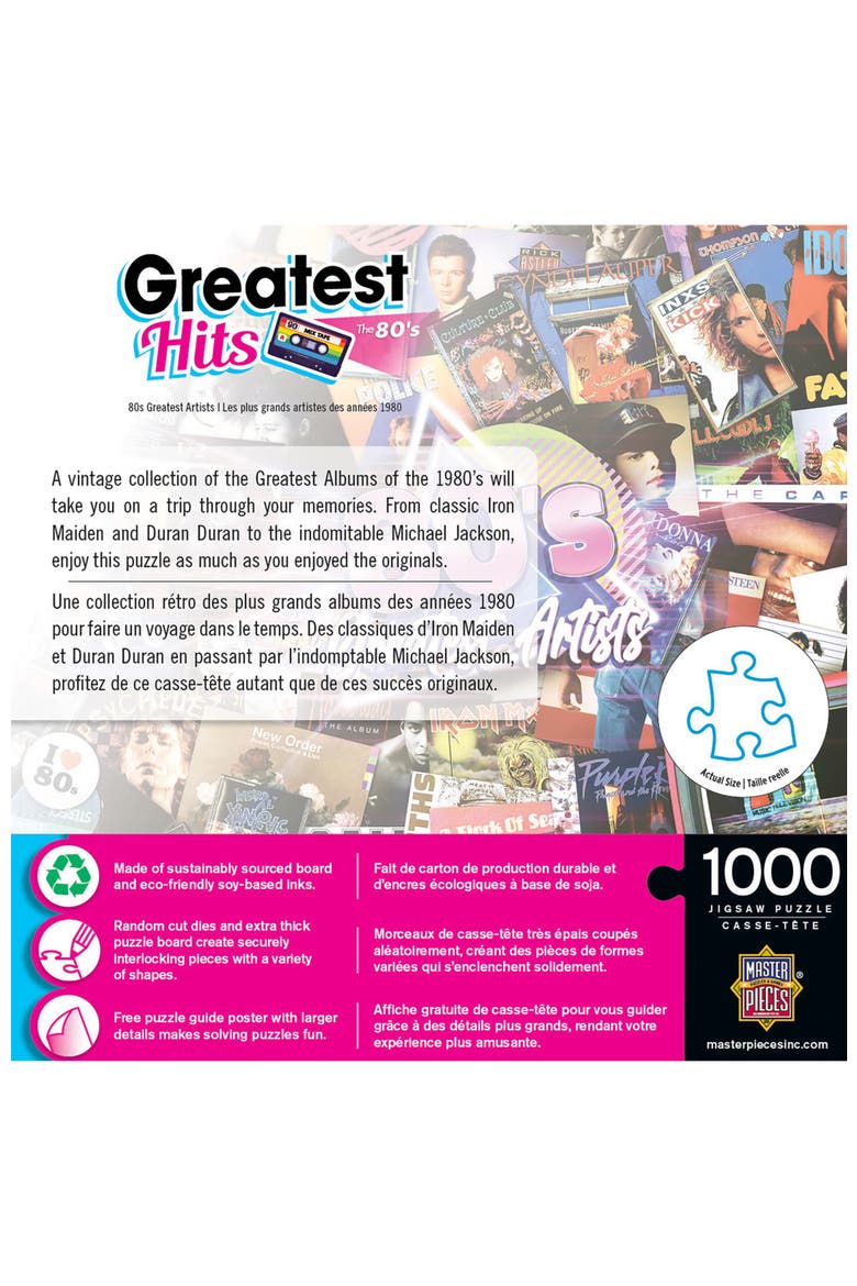 80's Artists 1000 Piece Jigsaw Puzzle, Alternate, color, Multicolor