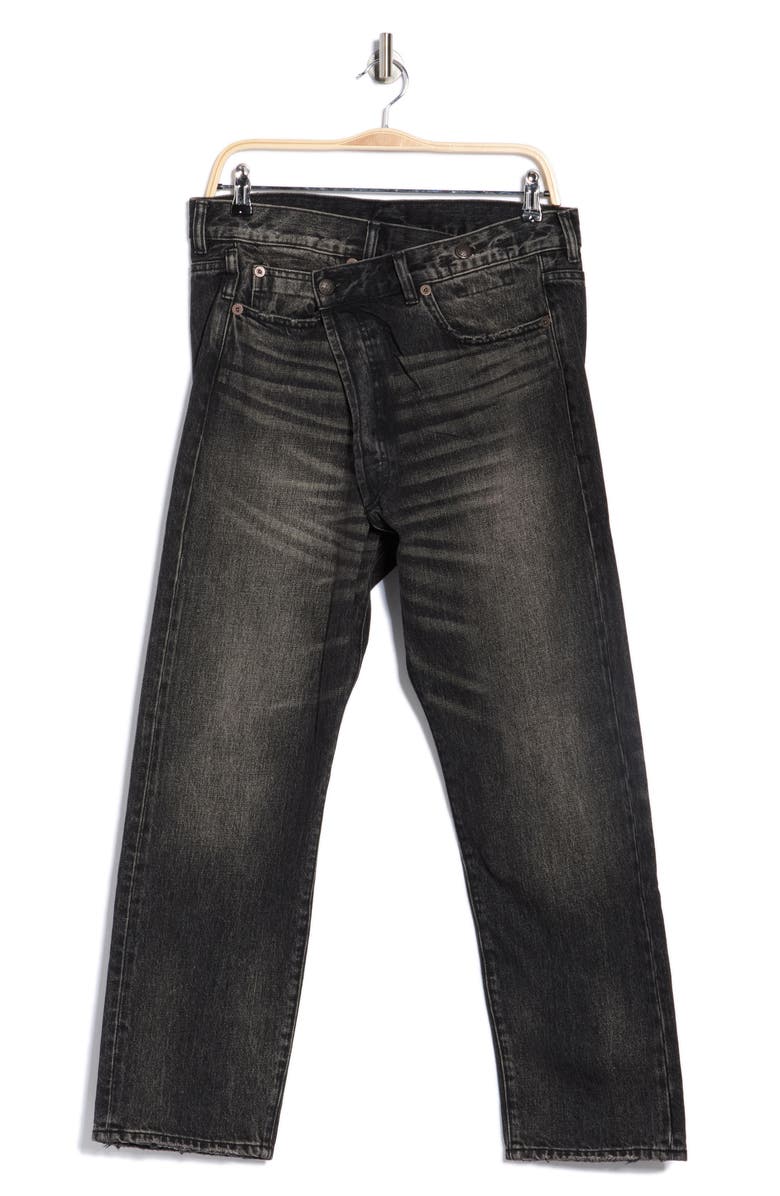 R13 Crossover Straight Leg Jeans, Alternate, color, 