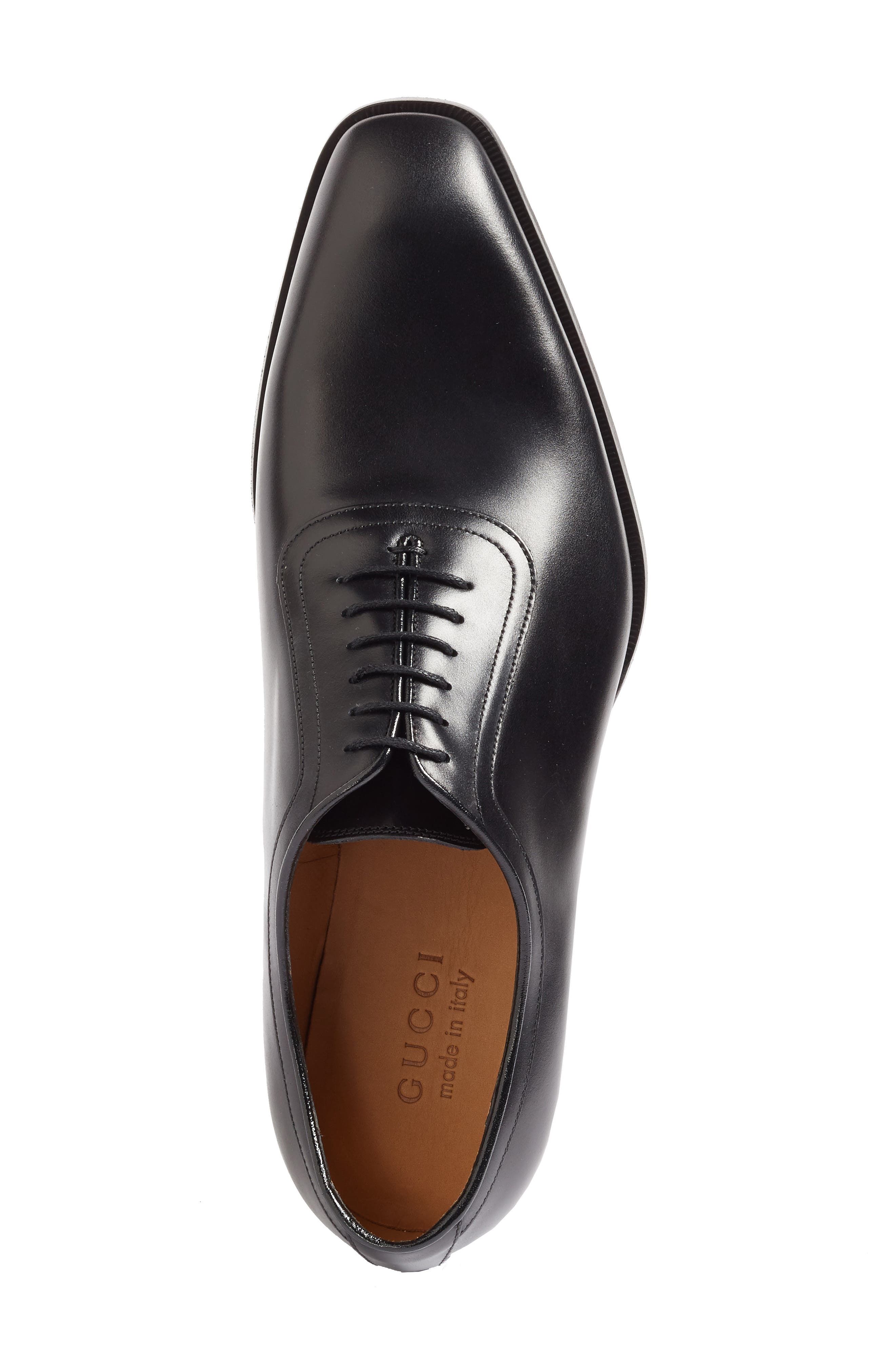 Gucci Plain Toe Oxford, Alternate, color, 