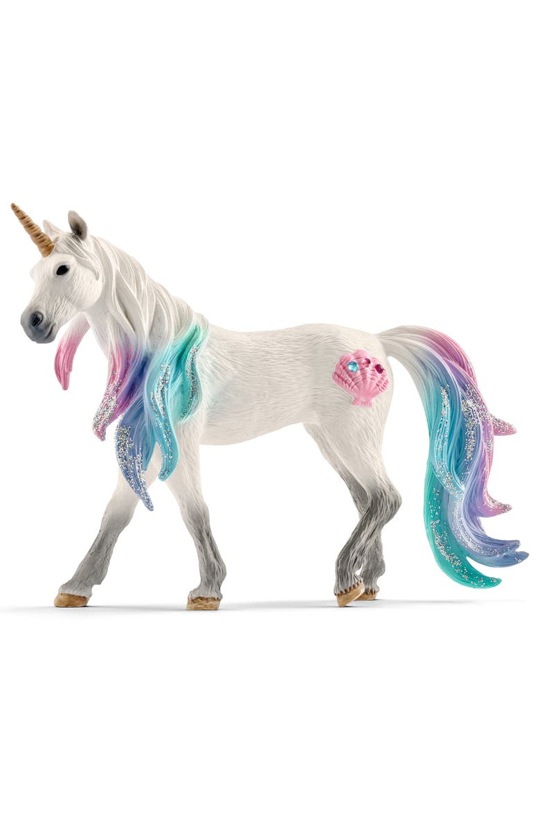 Schleich Bayala Sea Unicorn Mare, Enchanted Collectible Toy, Kids Ages 5+, Main, color, Multicolored