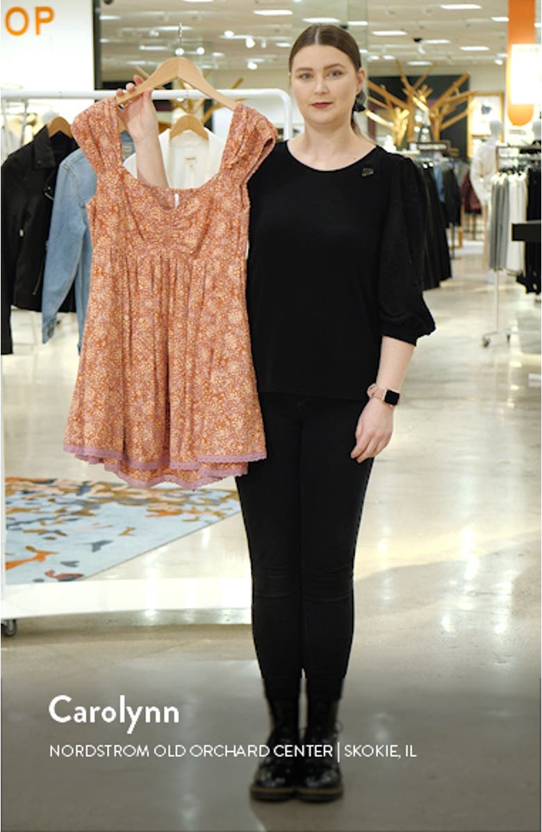 Tabitha Floral Minidress, sales video thumbnail