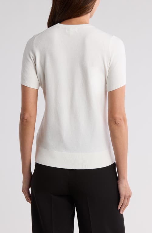 NORDSTROM NORDSTROM SLIM FIT SHORT SLEEVE SWEATER