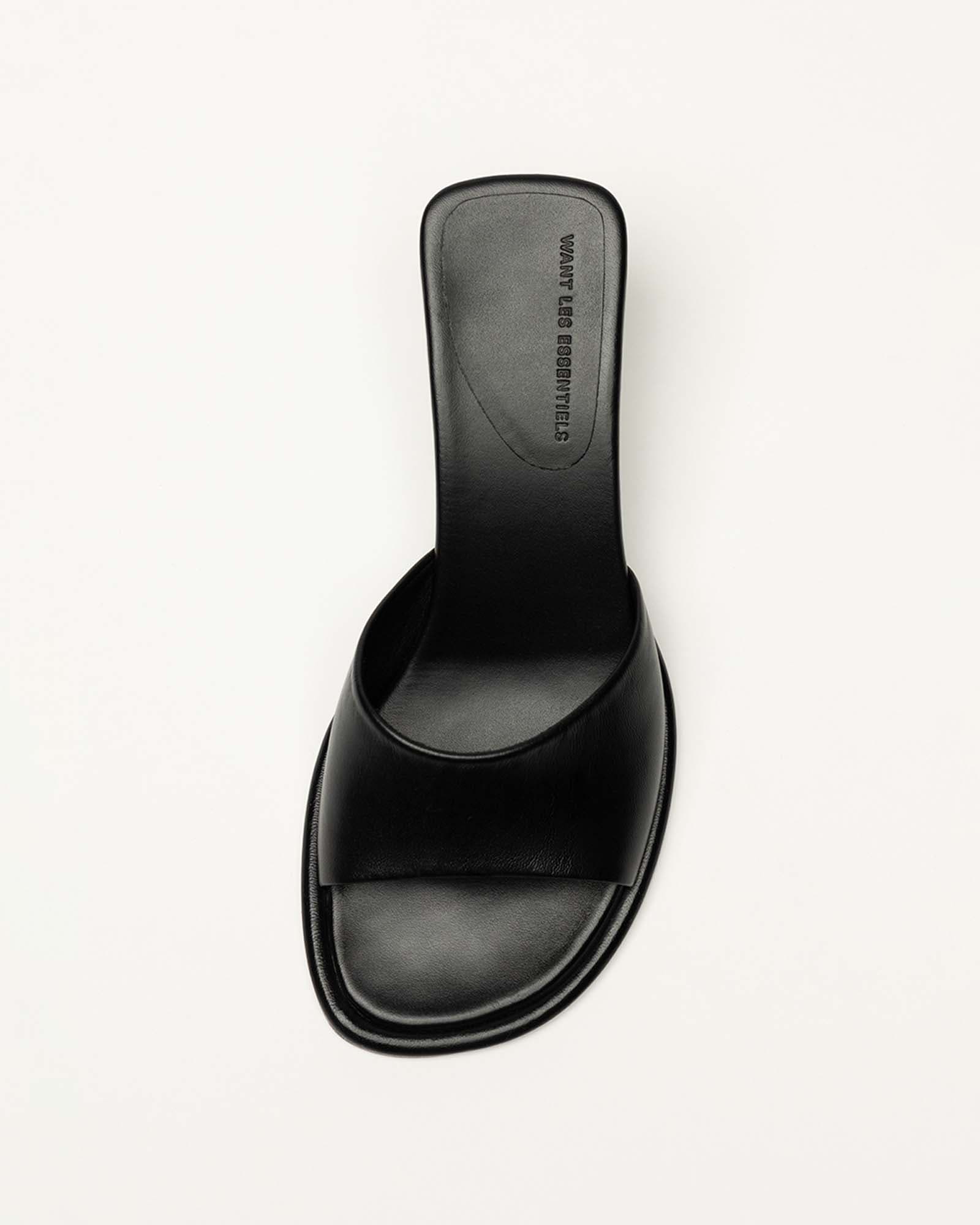 WANT Les Essentiels Holton Smooth Leather Heel Sandal, Alternate, color, 