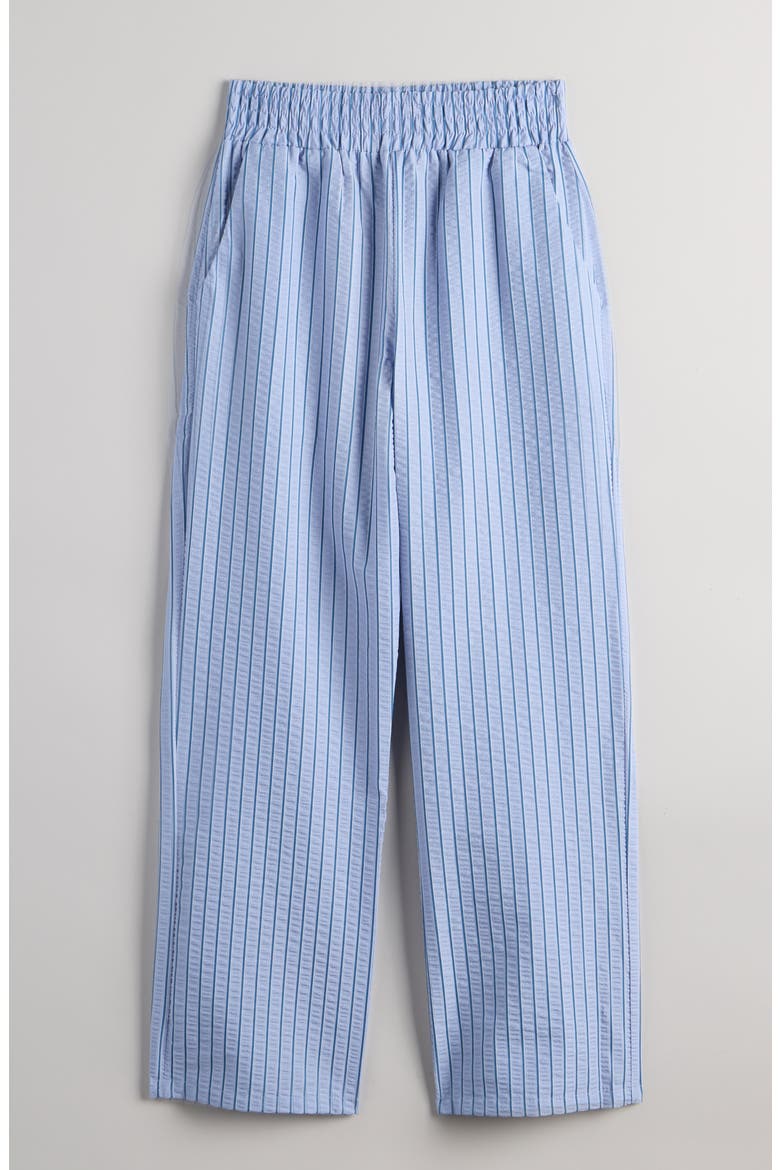 Kids' Seersucker Pants, Main, color, BLUE STRIPE