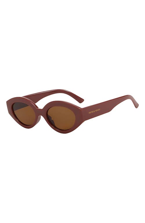 Fifth & Ninth Emily 52mm Oval Polarized Sunglasses