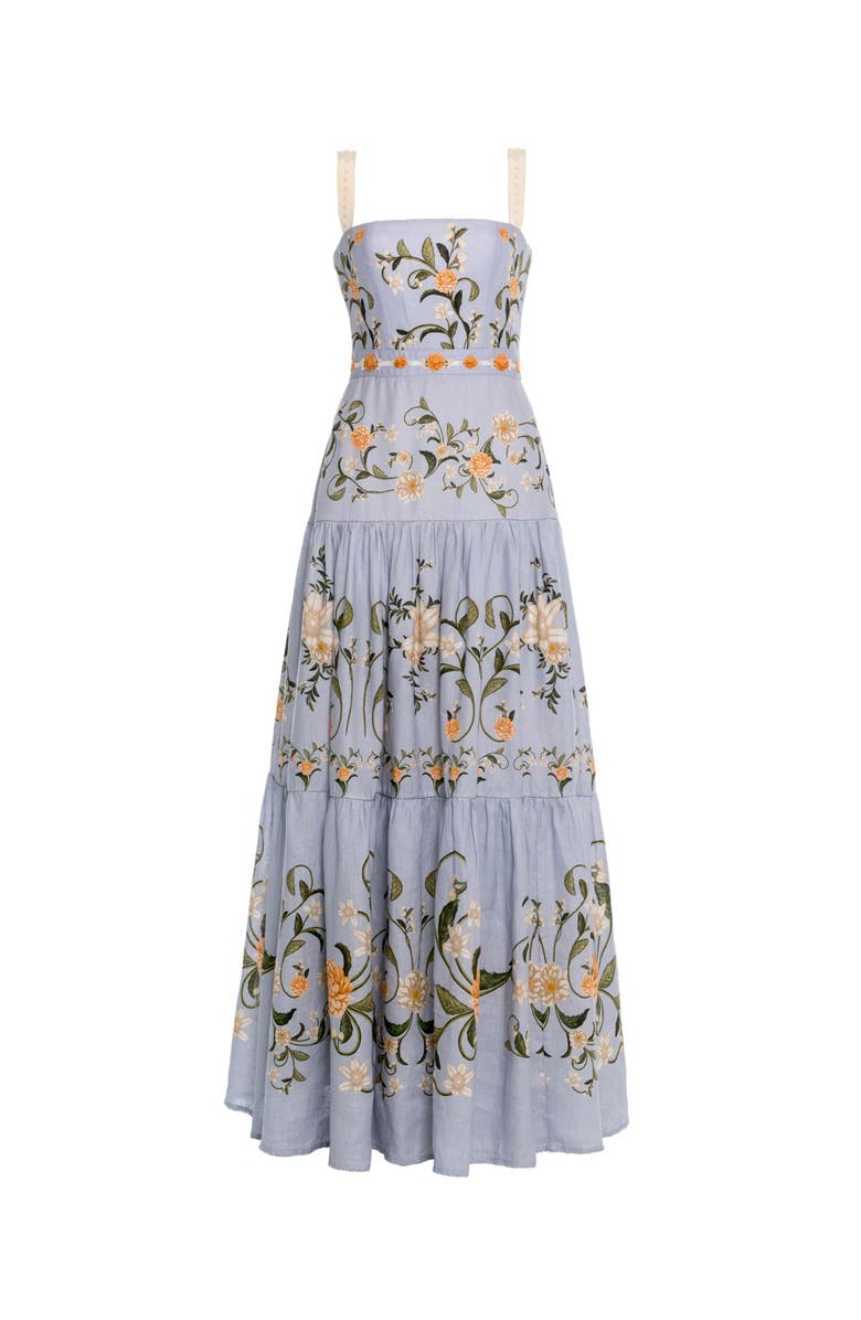 Agua by Agua Bendita Lima Valle Maxi Dress, Main, color, Multicolor