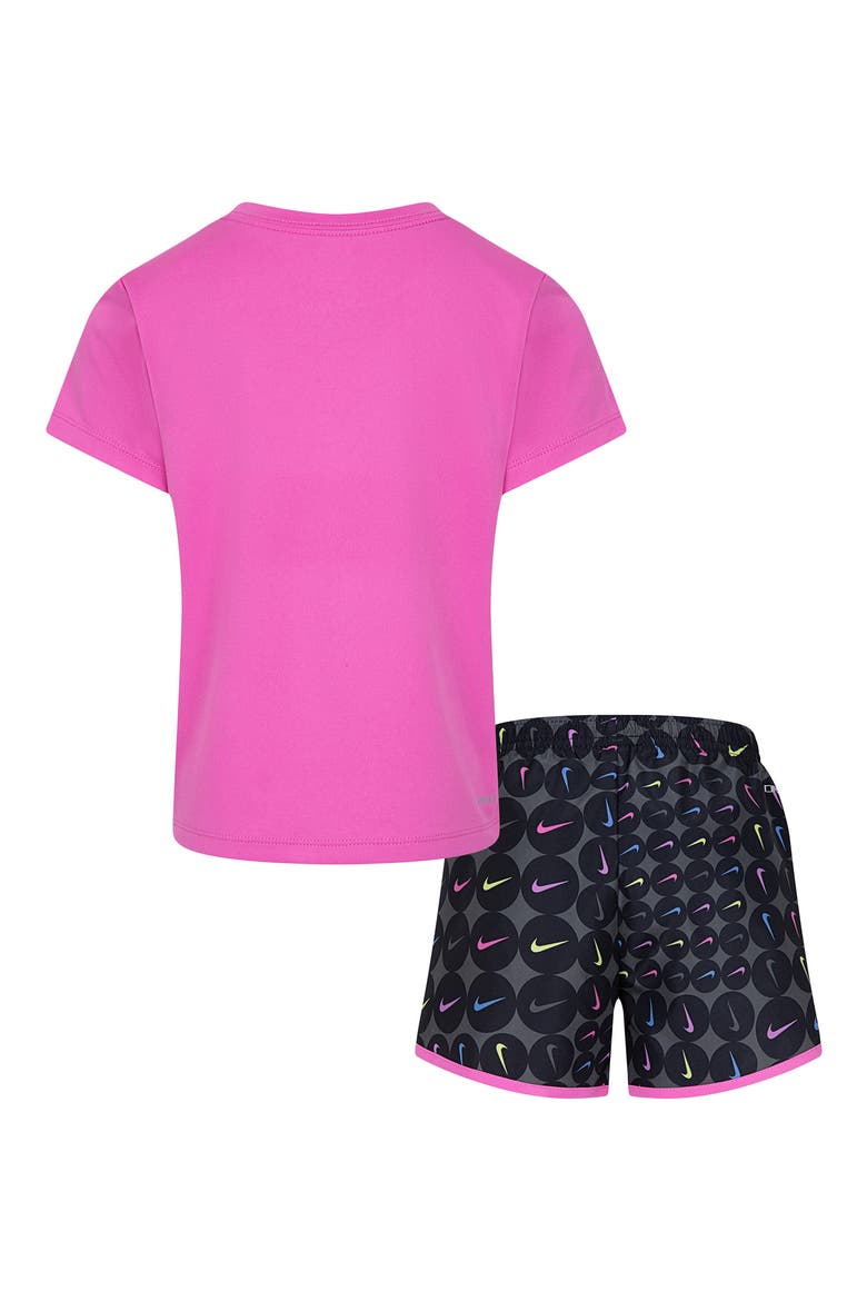 Kids' Dri-FIT Essentials Just Do It Sprinter T-Shirt & Shorts Set, Alternate, color, BLACK
