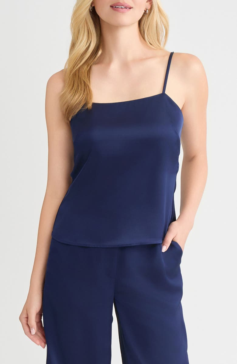 Misook x Lani Lynn Crêpe de Chine Camisole, Main, color, Moonlit Navy