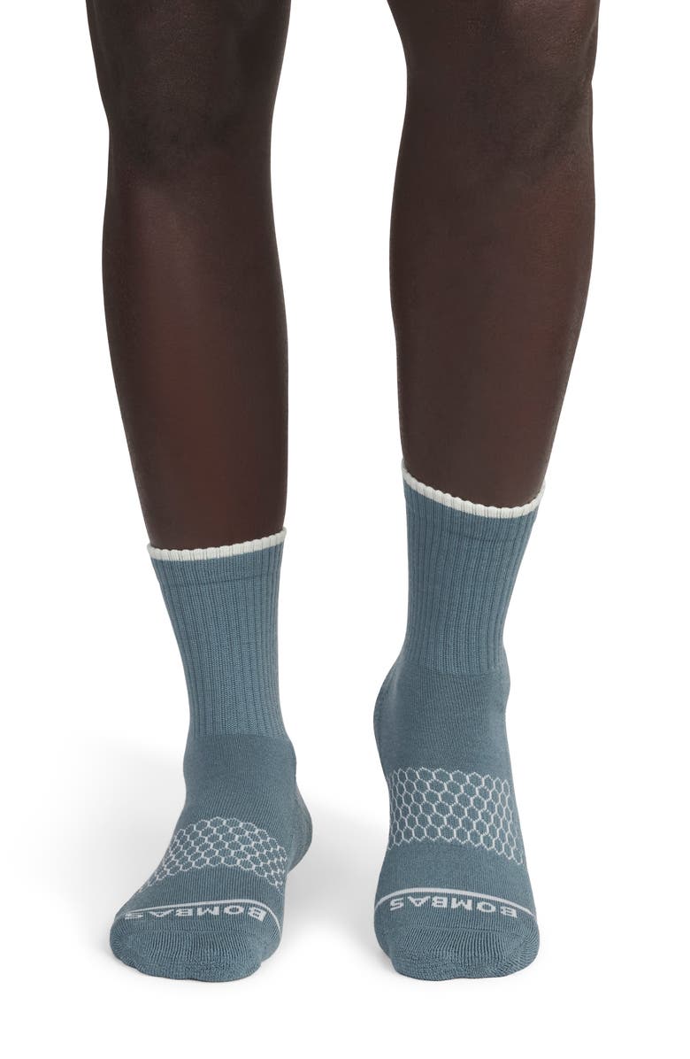 Bombas Merino Wool Blend Solid Half Calf Socks, Alternate, color,