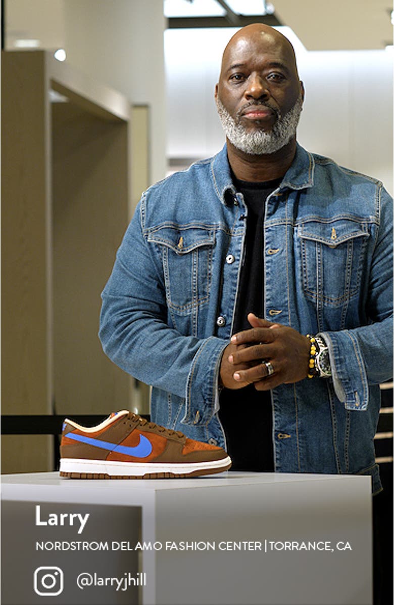 Dunk Low Double Swoosh Low Top Basketball Sneaker, sales video thumbnail