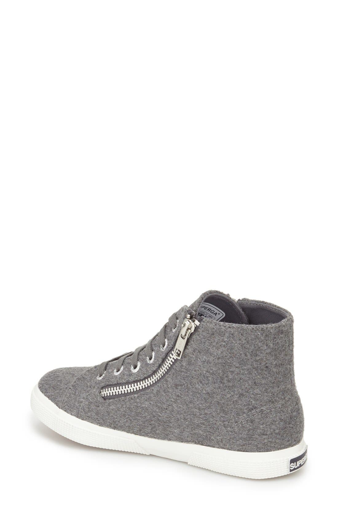 2224 High Top Sneaker, Alternate, color, GREY PEARL