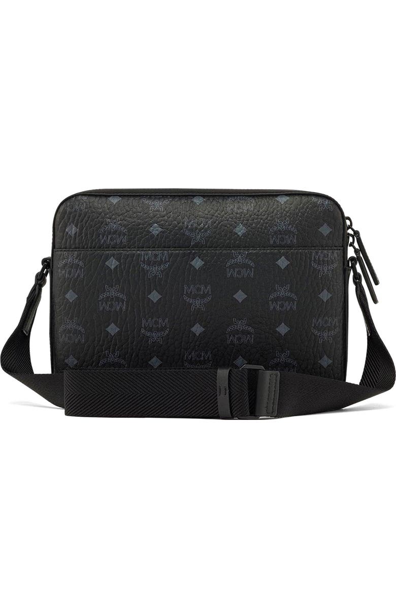 MCM Aren Messenger Bag in Visetos, Alternate, color,