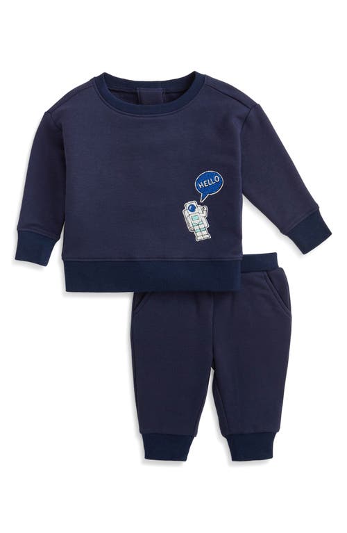 Magnetic Me Brushed Fleece Magnetic Sweatshirt & Joggers Set In Blue
