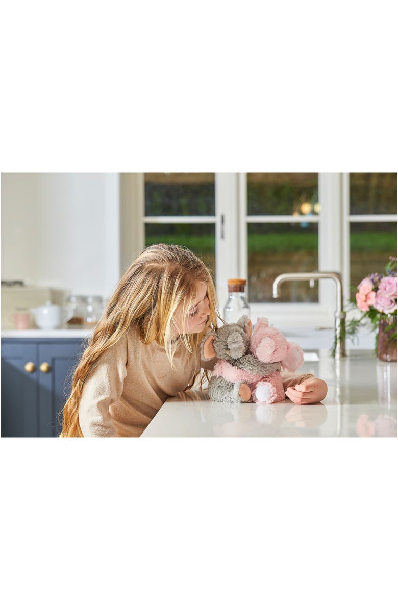 Warmies Elephant Hugs Plush Toy, Alternate, color, Pink/Grey
