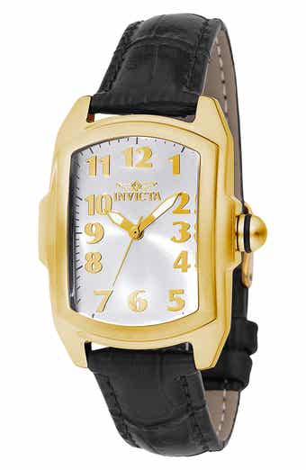 Lupah Leather Strap Watch, 29mm