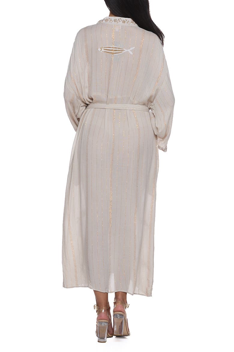 Long Sleeve Cover-Up Dress, Alternate, color, GREY